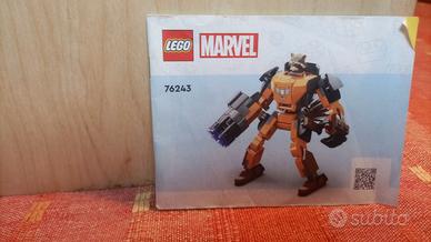 Lego Marvel 76243 armatura mech rocket
