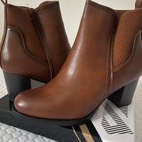 Stivaletto stivaletti tronchetto cammello marrone