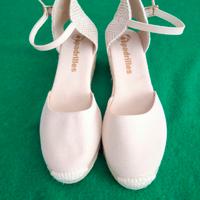 espadrillas originali con zeppa nuove 