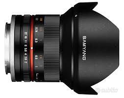 Obiettivo samyang f2 0 12mm ncs cs