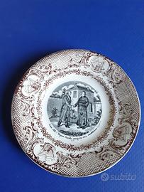 Piatto da parete in ceramica " Giro Elettorale "