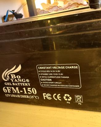 batterie per fotovoltaico a gel