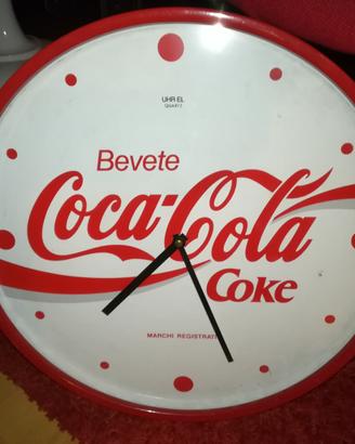 Coca-Cola Orologio Pubblicitario da Parete