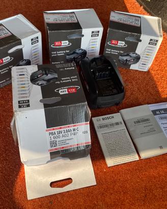 12 batterie BOSCH 18V. Ricaricabili nuove