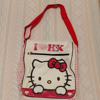 Borsa a tracolla di hello kitty bianca e rossa – c