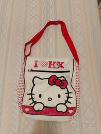 Borsa a tracolla di hello kitty bianca e rossa – c