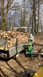 Legna da ardere sfusa in diverse soluzioni