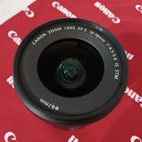 CANON, OBIETTIVO 10-18 IS STM + FILTRO