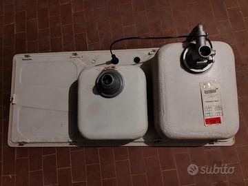 lavandino  doppia vasca 