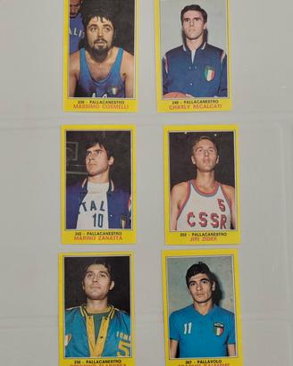 Figurine Panini 1970/71 pallacanestro e pallavolo 