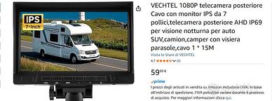 VECHTEL 1080P telecamera posteriore