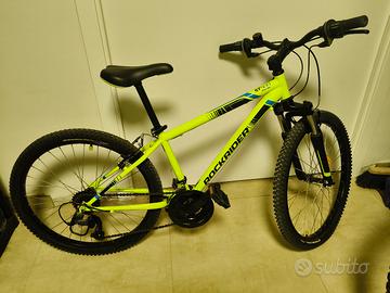 bici bambino/a st500 rockrider decathlon 24 nuova 