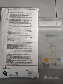 sachetti medela per latte materno