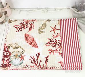 3 tovagliette americane a tema marino