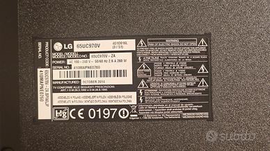 Ricambi tv televisore lg LG 65" curvo 65UC970V