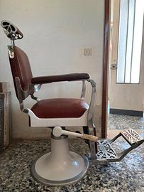 Poltrona barbiere vintage Scuderi & Figlio