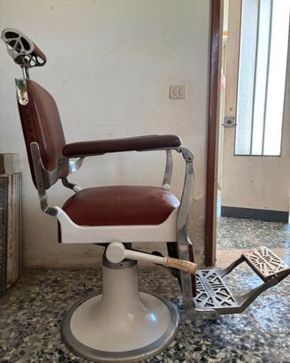 Poltrona barbiere vintage Scuderi & Figlio