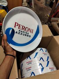 set vassoi e sottobicchieri Peroni Nastro Azzurro 