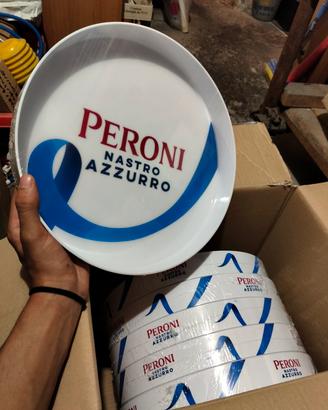 set vassoi e sottobicchieri Peroni Nastro Azzurro 