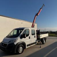 Fiat ducato maxi 7 posti con gru fassi