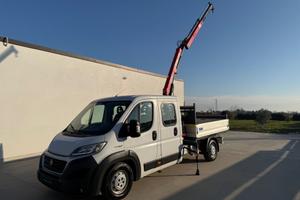 Fiat ducato maxi 7 posti con gru fassi