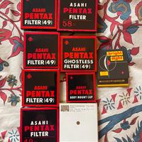 Lotto filtri Asahi Pentax vintage–boxed originali