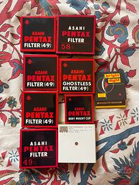 Lotto filtri Asahi Pentax vintage–boxed originali