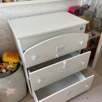 Cassettiera pali per bambine