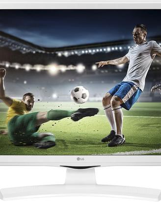 LG 24TK410VW Televisore LedPiatto  24" HD Bianco
