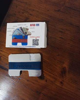 Portafoglio compatto RFID – modello Invisible Wall