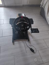 volante t128 thrustmaster con pedaliera e base 