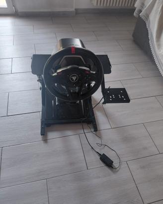 volante t128 thrustmaster con pedaliera e base 
