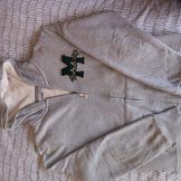 Felpa ragazzo imbottita con cappuccio