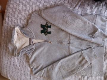 Felpa ragazzo imbottita con cappuccio