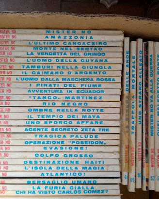 Fumetti mister no dal n. 1 al n. 100