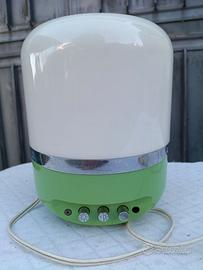 Lampada  con radio  vintage modernariato Italia