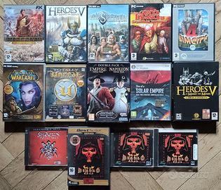 Grande lotto di giochi per PC (anni 90–2000–2010)