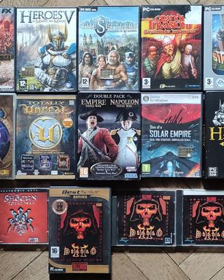Grande lotto di giochi per PC (anni 90–2000–2010)