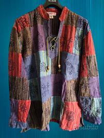 CAMICIA UOMO 3XL EZ HIP PIE FATTA A MANO