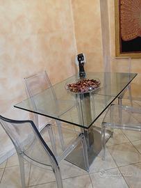 Tavolo cristallo design