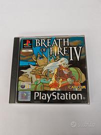 Breath of fire IV (4) PS1 videogioco italiano