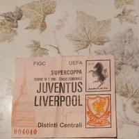biglietto super coppa 1985