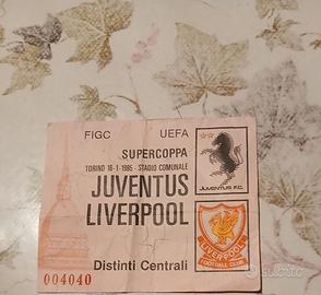 biglietto super coppa 1985
