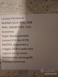 portatile Lenovo 