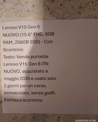 portatile Lenovo 