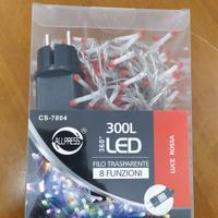 luci natale 300 led + trasformatore 2pin 31v 3.6w