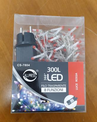 luci natale 300 led + trasformatore 2pin 31v 3.6w