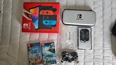 Nintendo Switch Neon + The Legend of Zelda + Lego