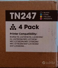 Toner compatibili Brother  laser 4 colori 