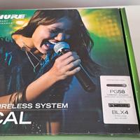 Shure BLX14 PG58 Microfono Wirless 